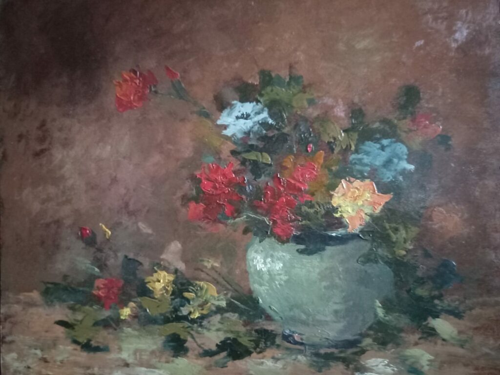 Jarrón con flores